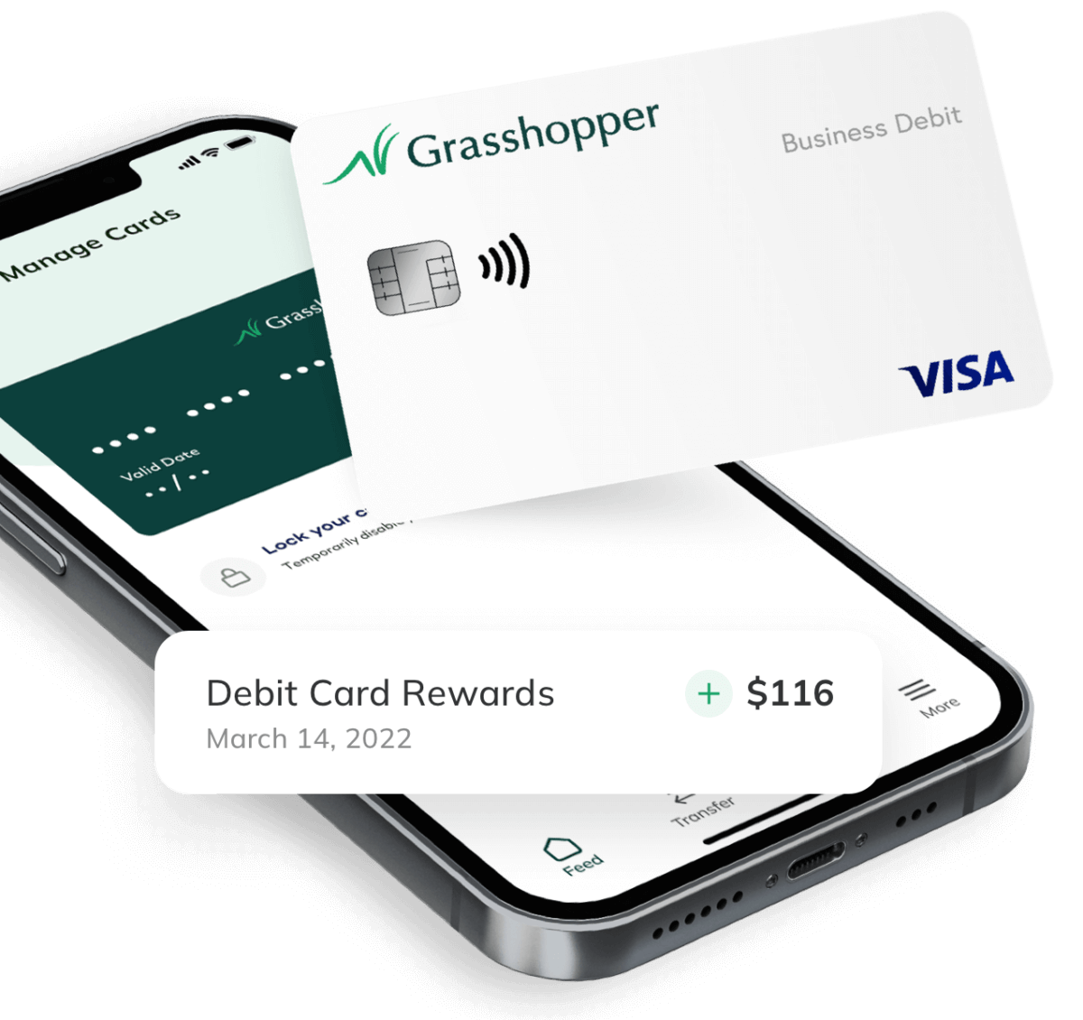 grasshopper debit card mobile