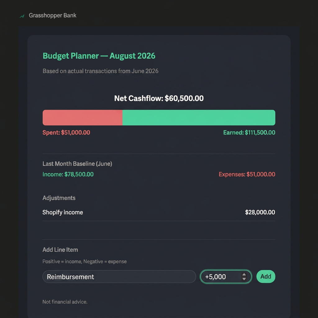 Grasshopper Bank screenshot